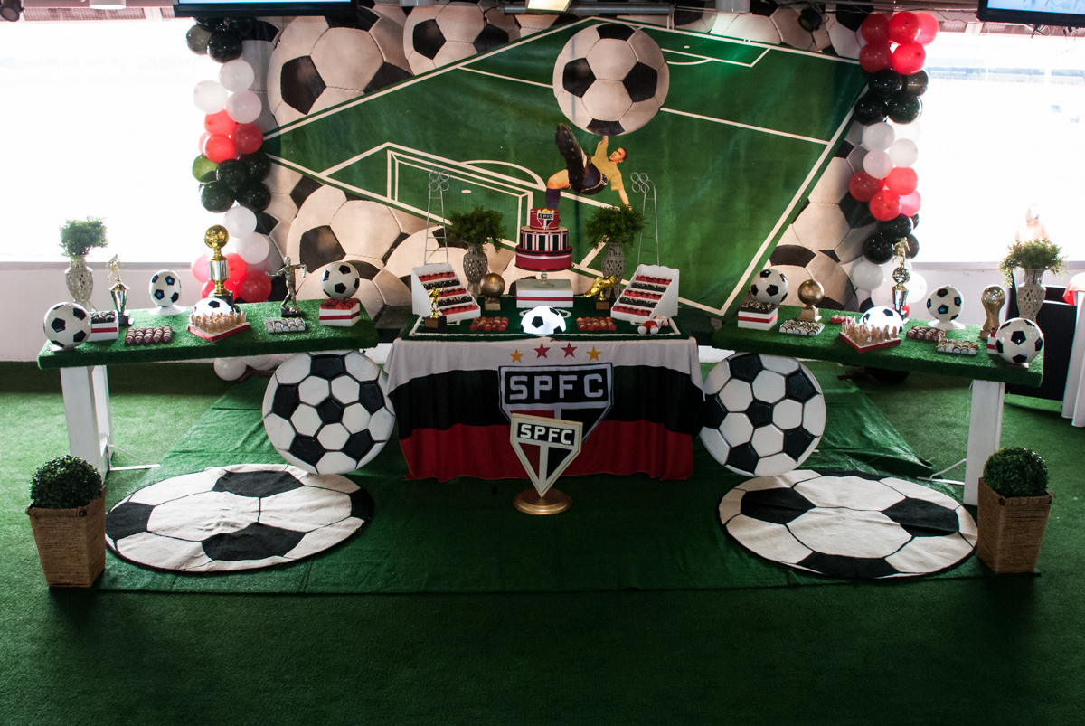 Tema da mesa são Paulo Futebol Clube