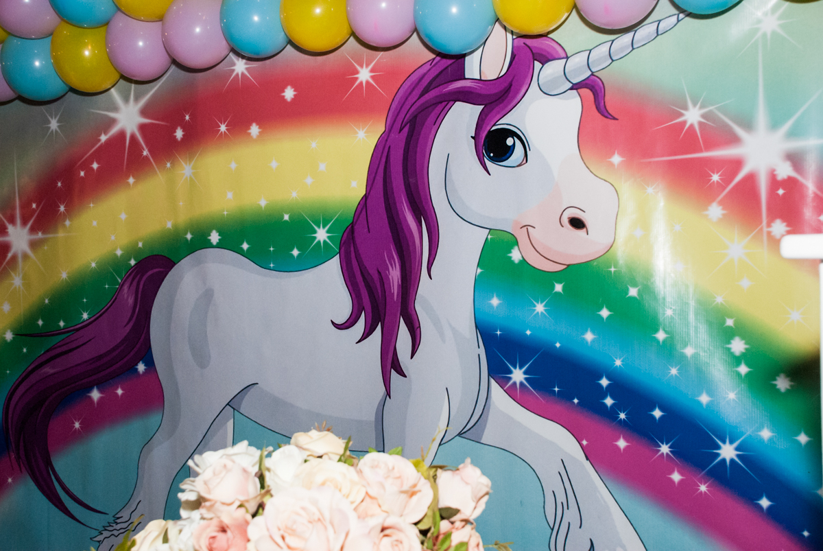 mesa temática unicornio