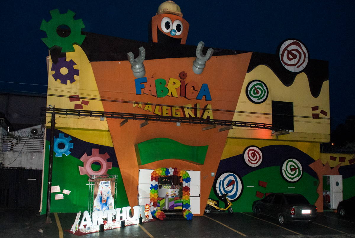 Buffet Fábrica da Alegria festa de aniversário de Arthur 1 ano