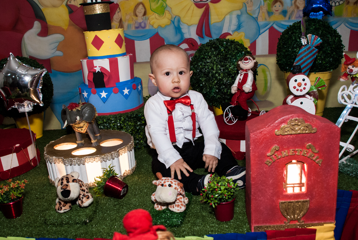 lindo na mesa temática