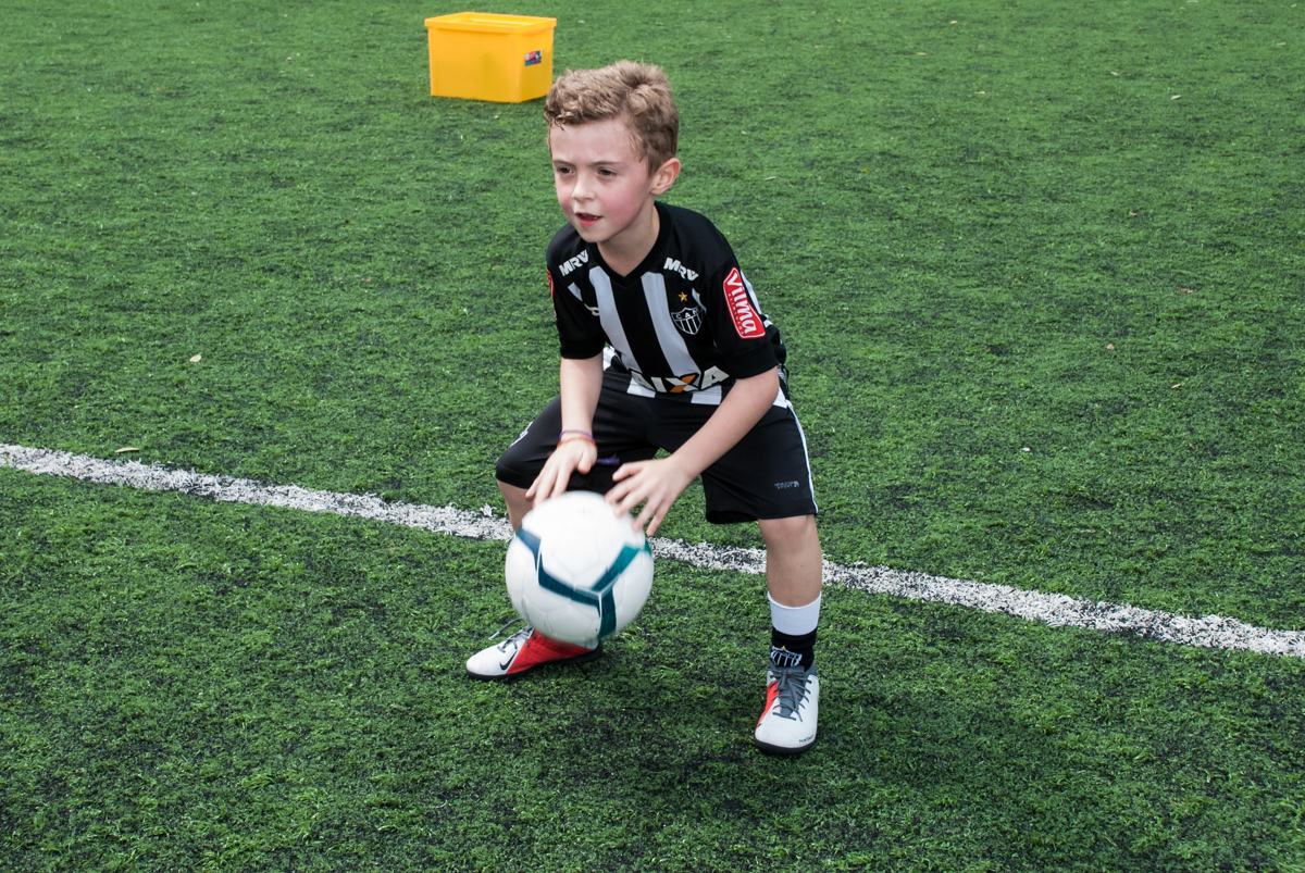 chute inicial para o começar o jogo de fitebol