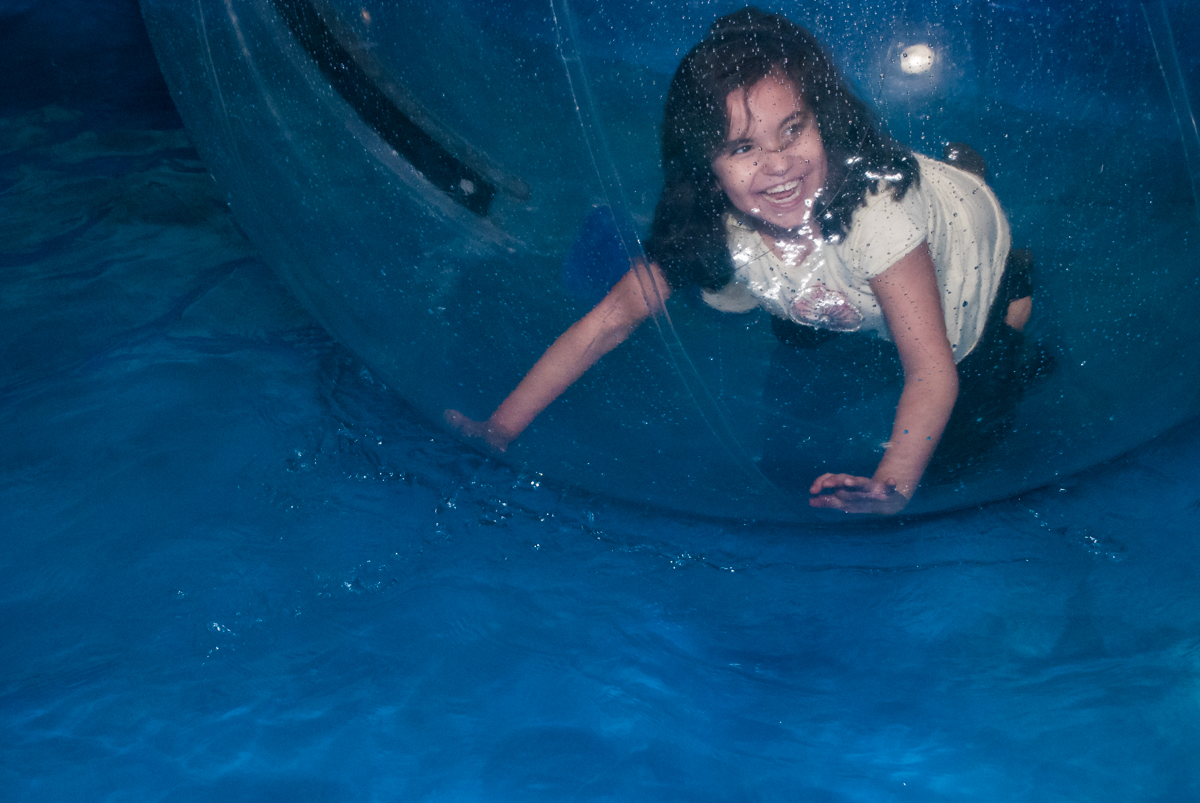 A amiga também curte o aquaplay