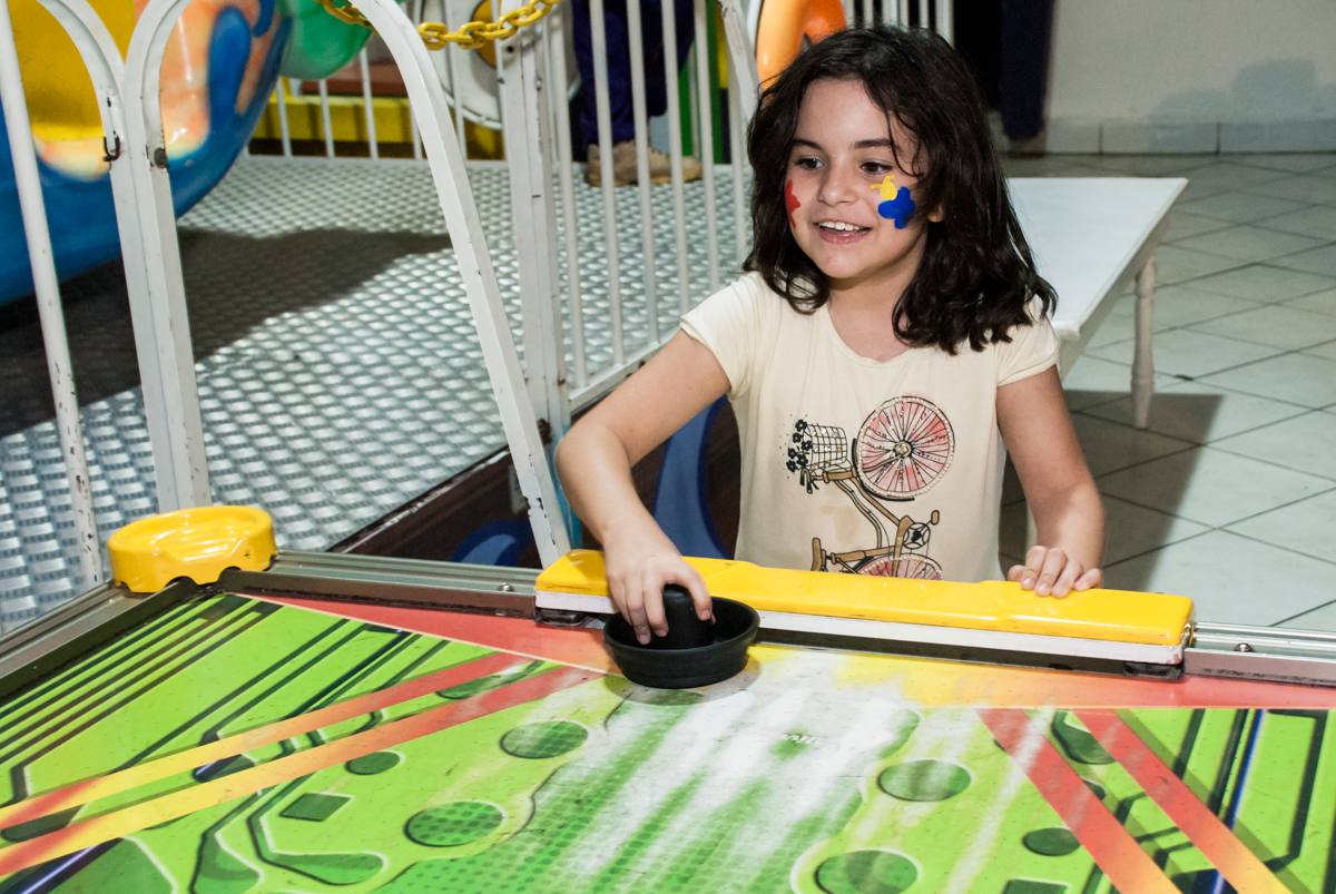 jogo animado no futebol de mesa