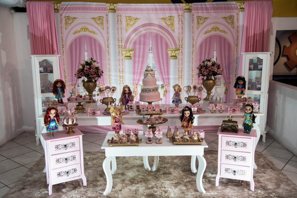 mesa temática princesas