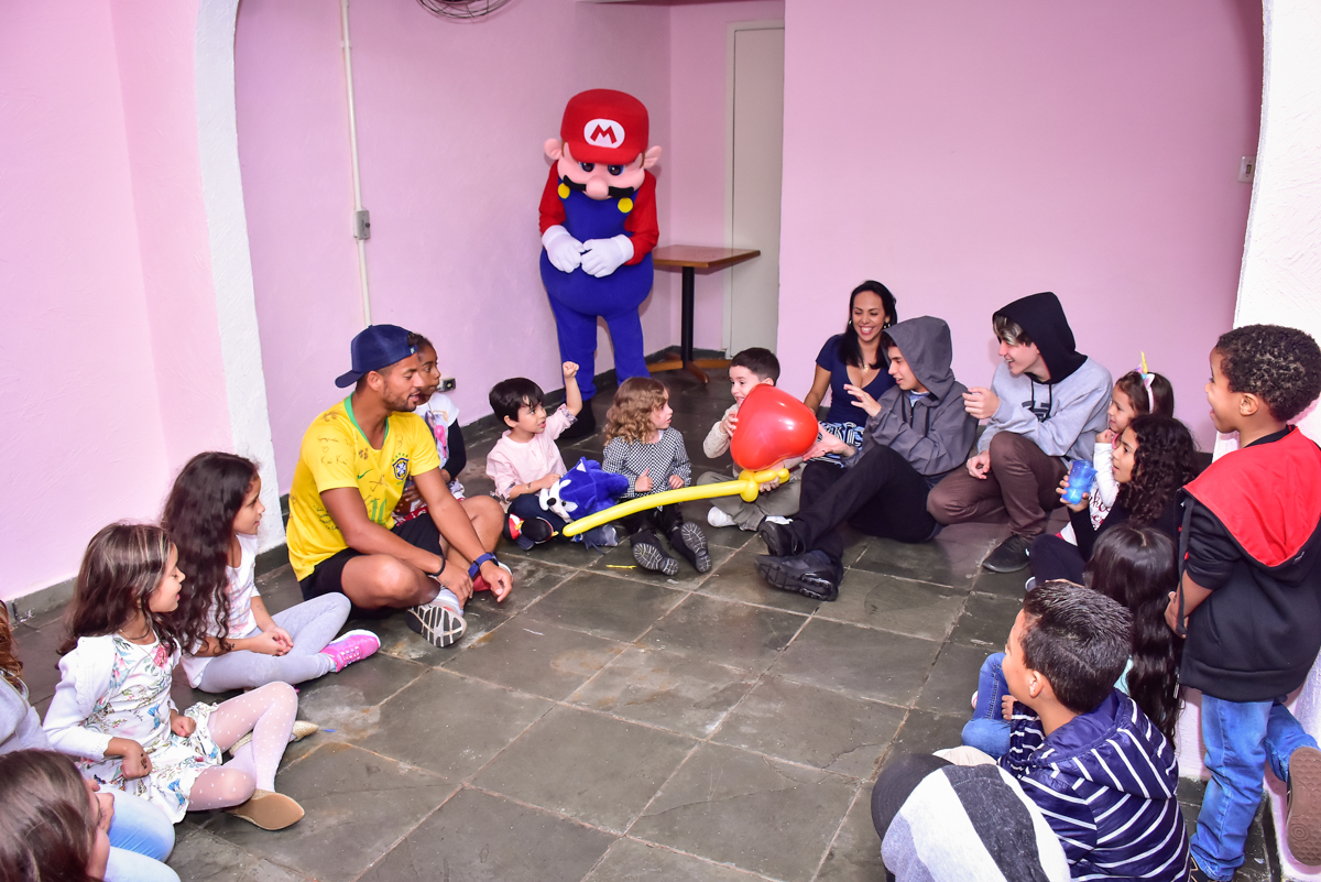 hora de começar o show do mario bros