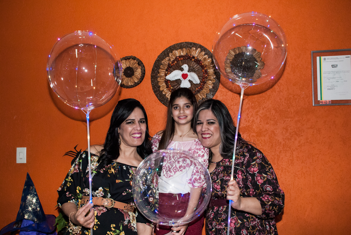 preparando para abrir a balada da Giovanna