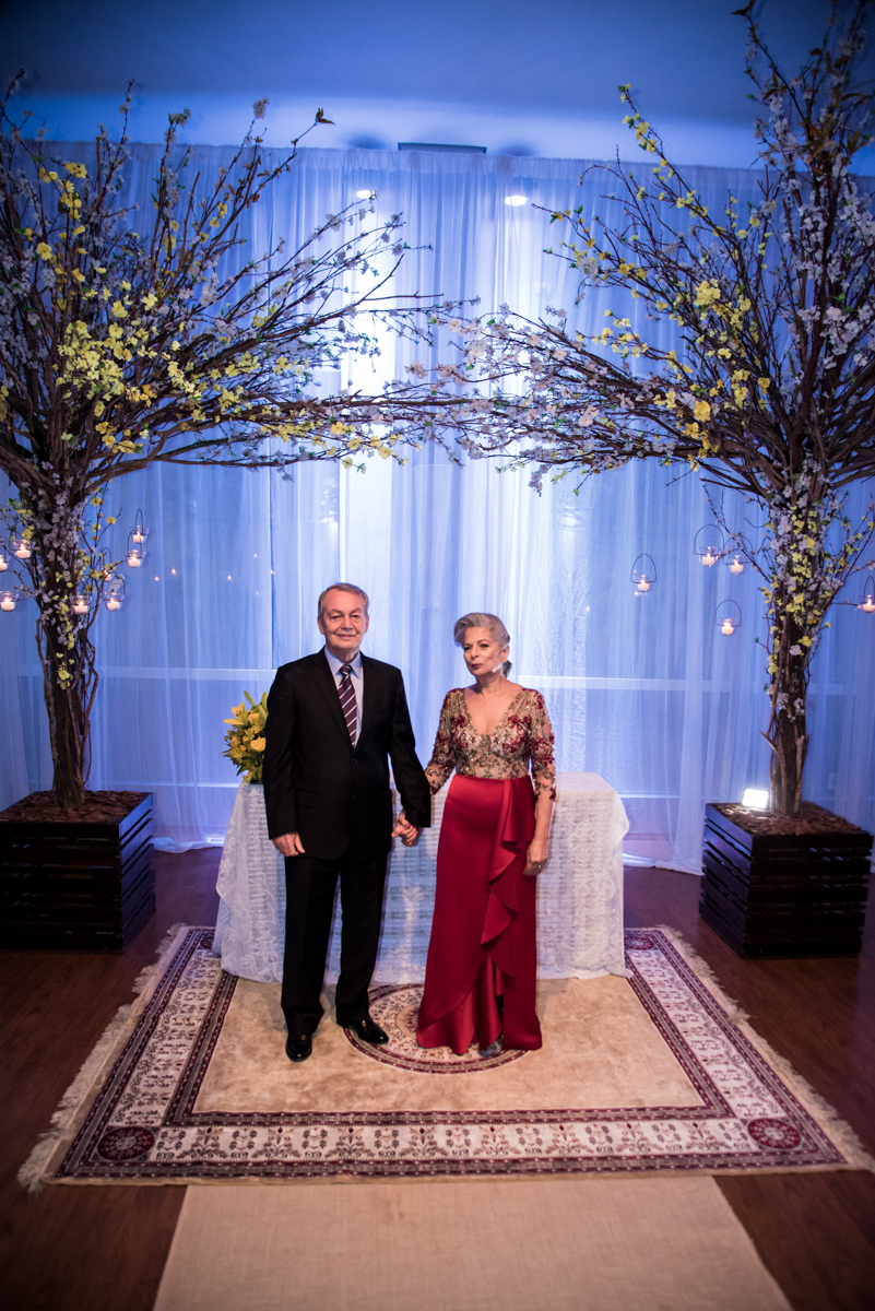 final da cerimônia de bodas de ouro