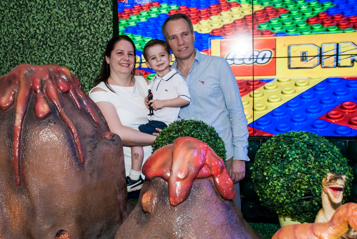 entrada da família para a festa do Gabriel