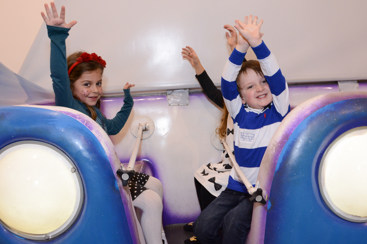 Fotografia das crianças brincando Buffet Comics São Paulo SP