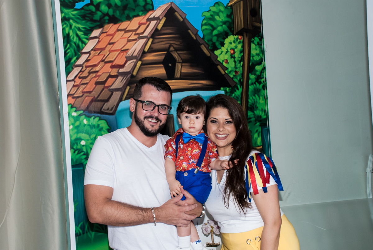 fotografia da família