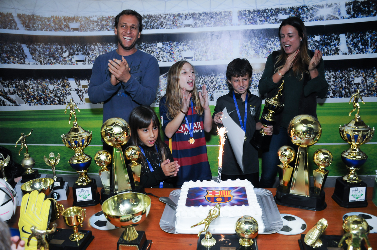 Fotografia do Parabéns no Buffet High Soccer