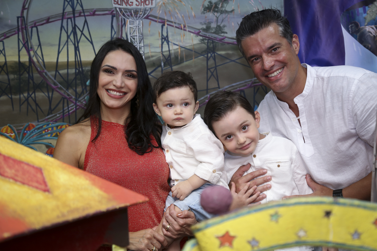 Família linda sendo fotografada