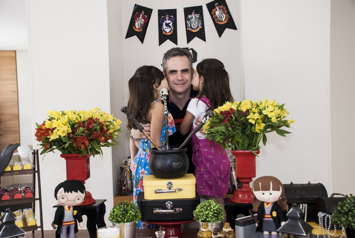 beijo sanduiche no papai