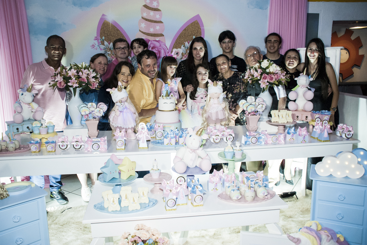 final da festa com foto dos convidados