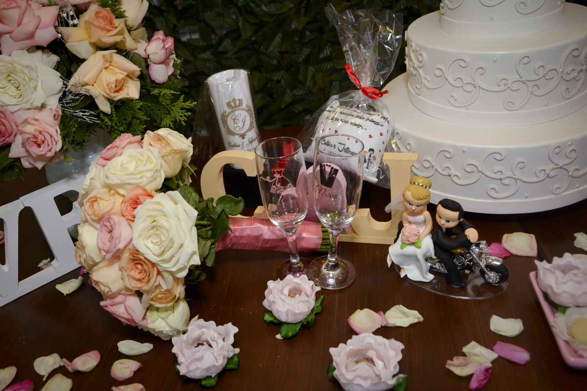 preparando para o brinde