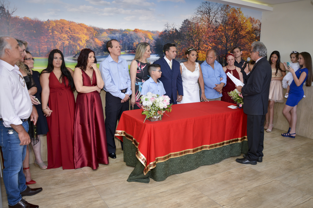 Os padrinhos também assina o documento