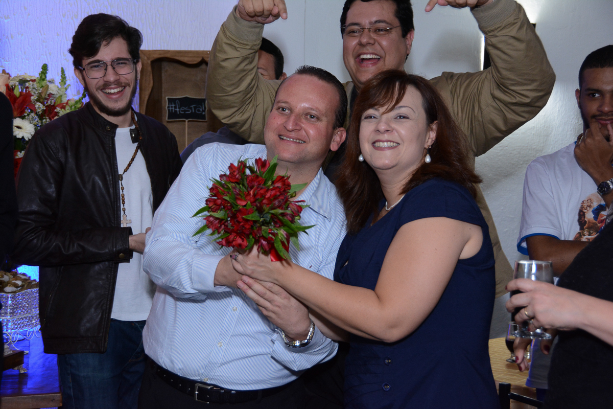 Fotografia de quem pegou o buquet no Buffet Yumi, Osaco- SP