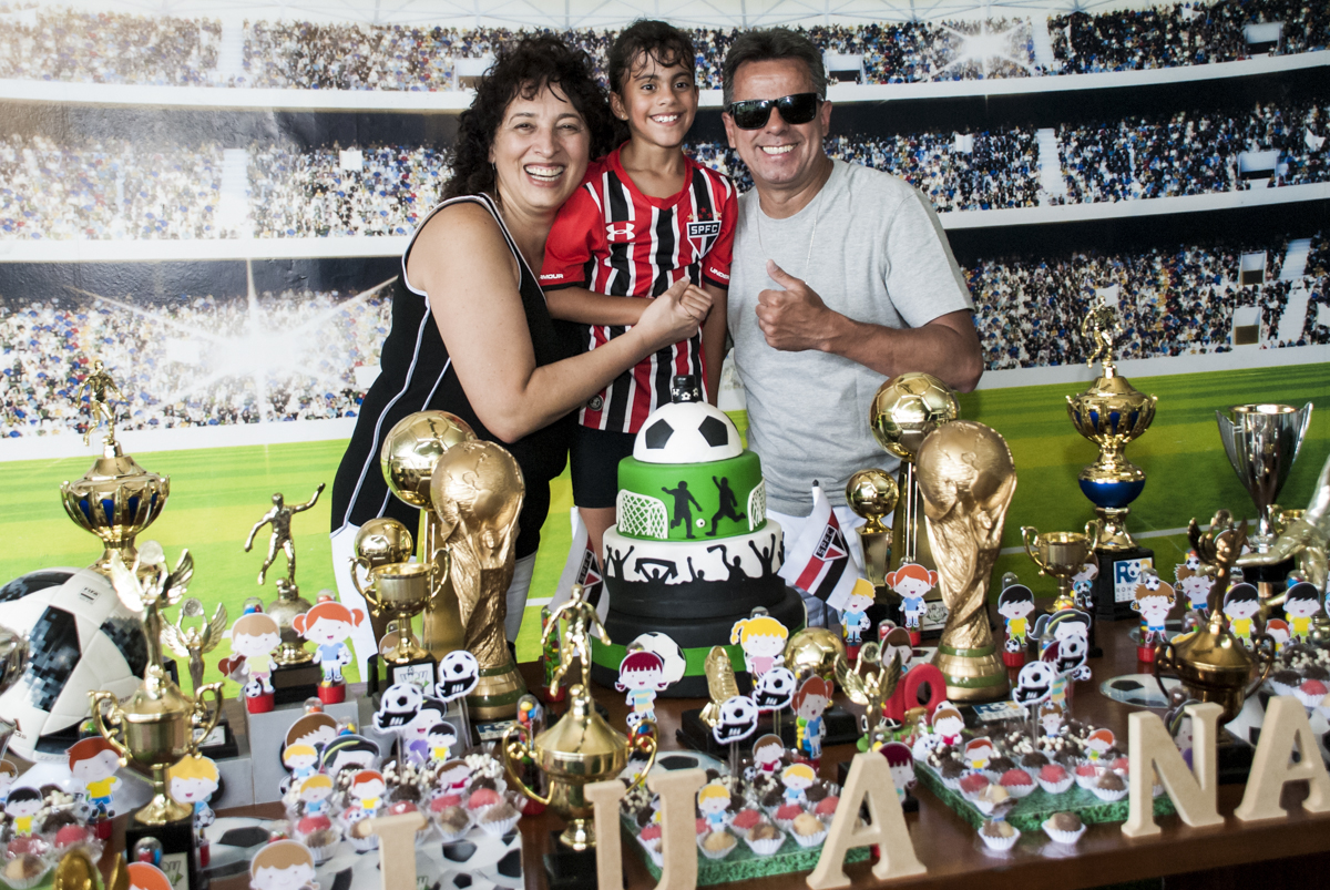 foto de Luana com os pais