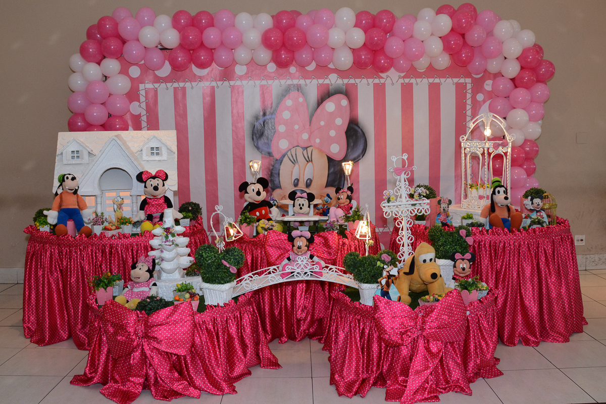 Mesa Minie no Buffet Planeta Kids- São Paulo-SP