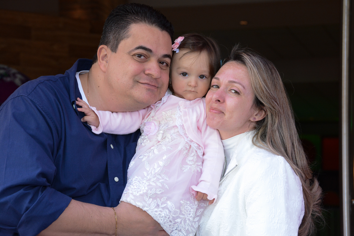Lorena juntino com papai e mamãe  no Buffet Planeta Kids, São Paulo - SP