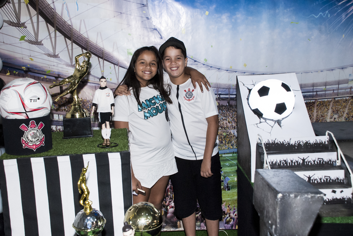 Aniversariantes chegaram para a festa