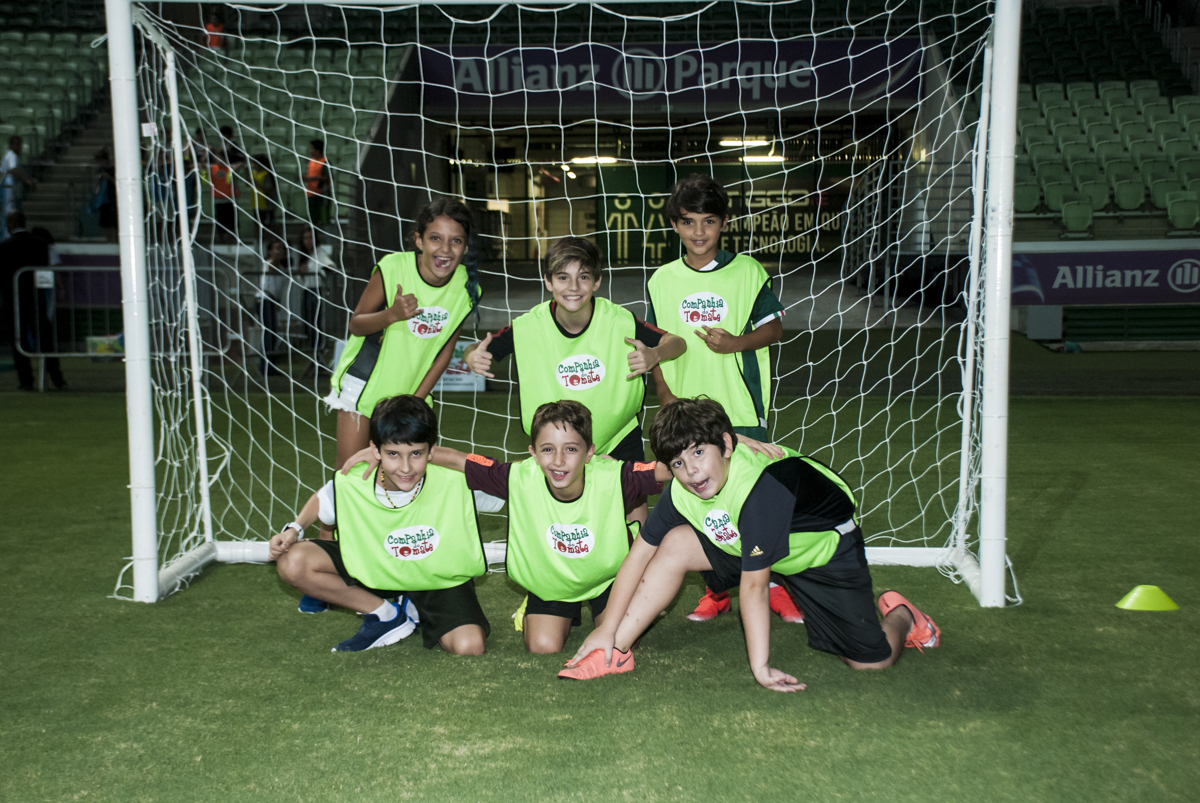 Os jogadores posam para a foto