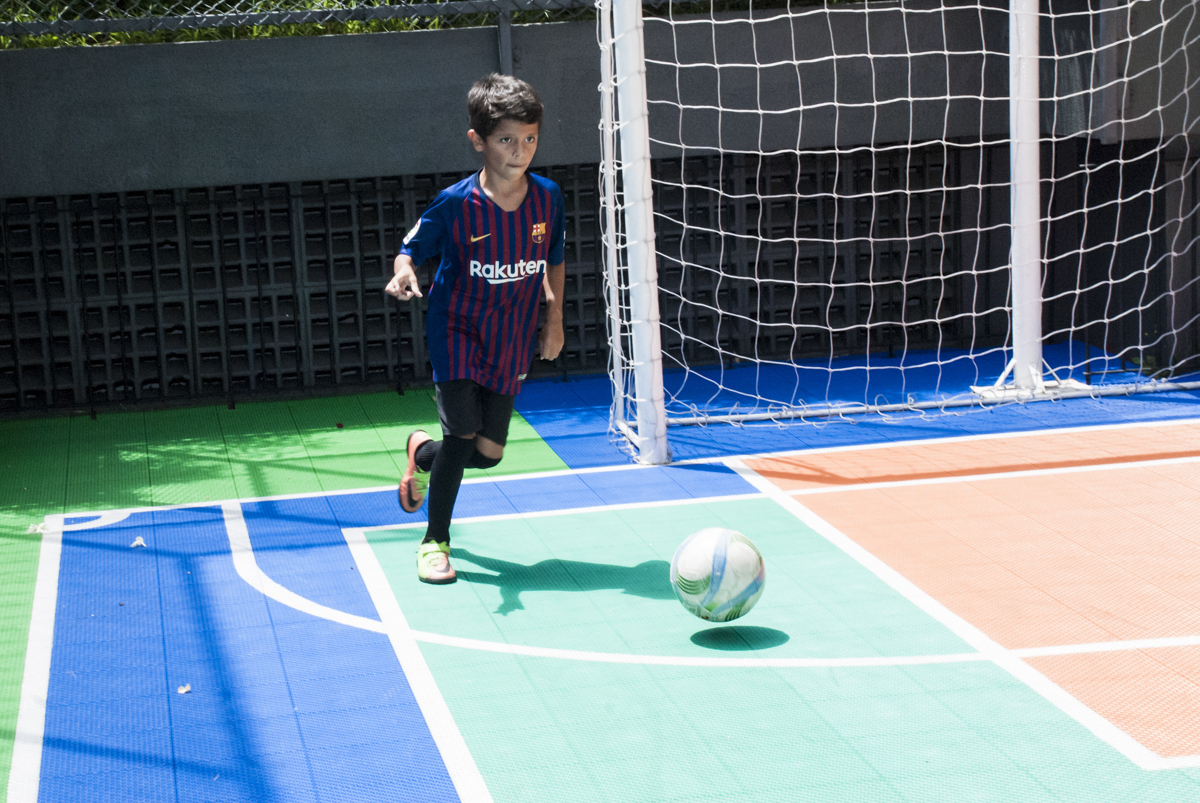 hora de curtir um jogo de futebol