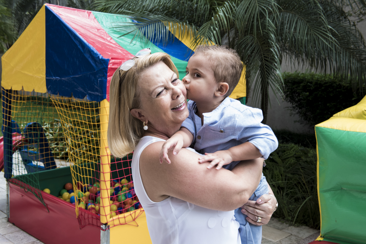 muito carinho recebido da vovó