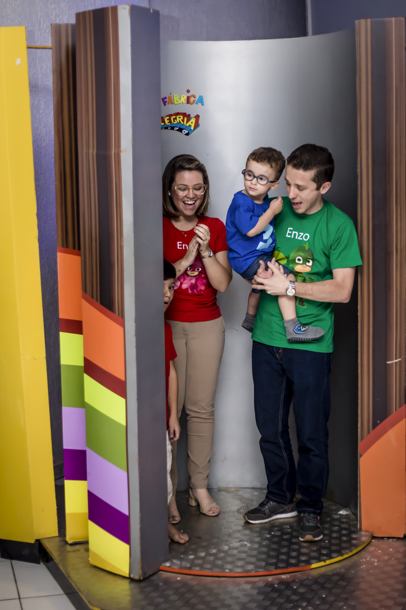 saindo da máquina do parabéns