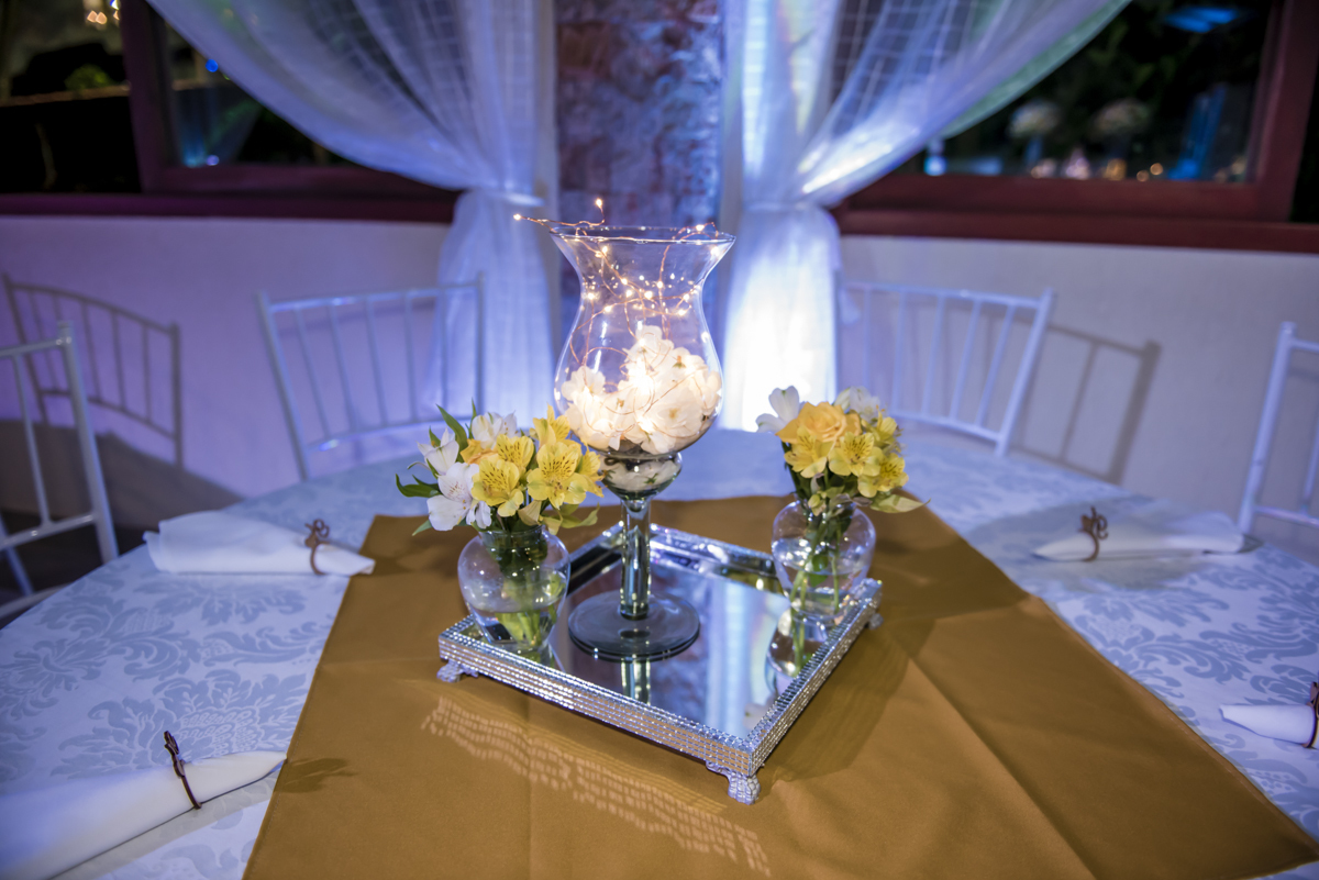 arranjos de flores da decoração da festa