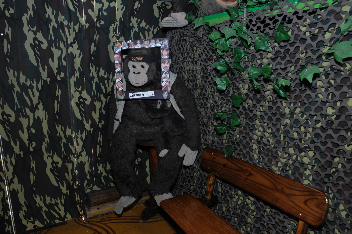 decoração da festa do breno no Buffet Saphari - Campo Belo