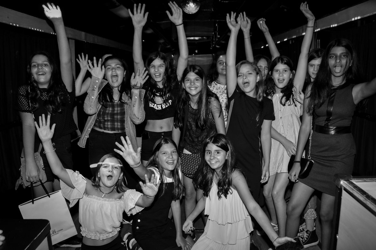 hora de todos posarem para a foto