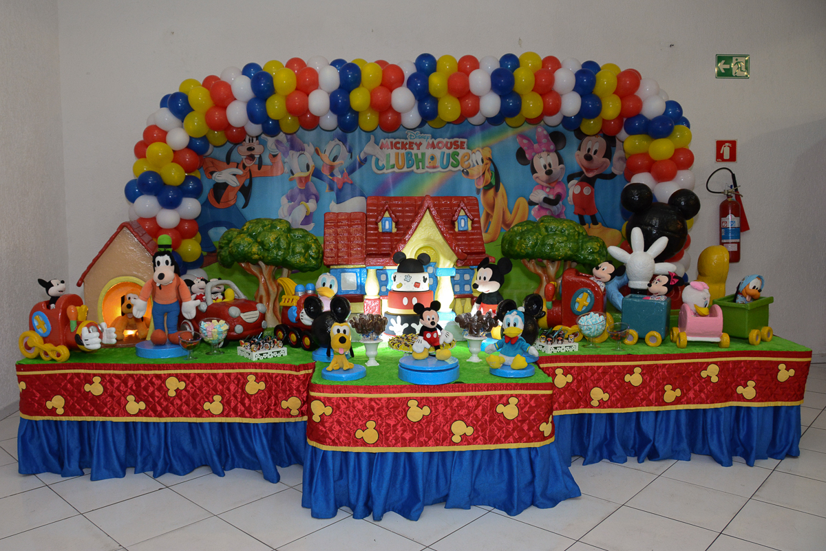 mesa do mickey no Buffet Fábrica da Alegria, Morumbi