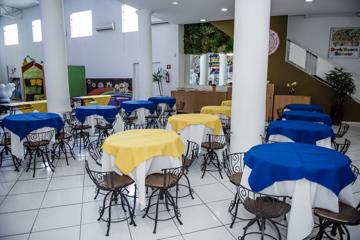 decoração do Buffet Fábrica da Alegria