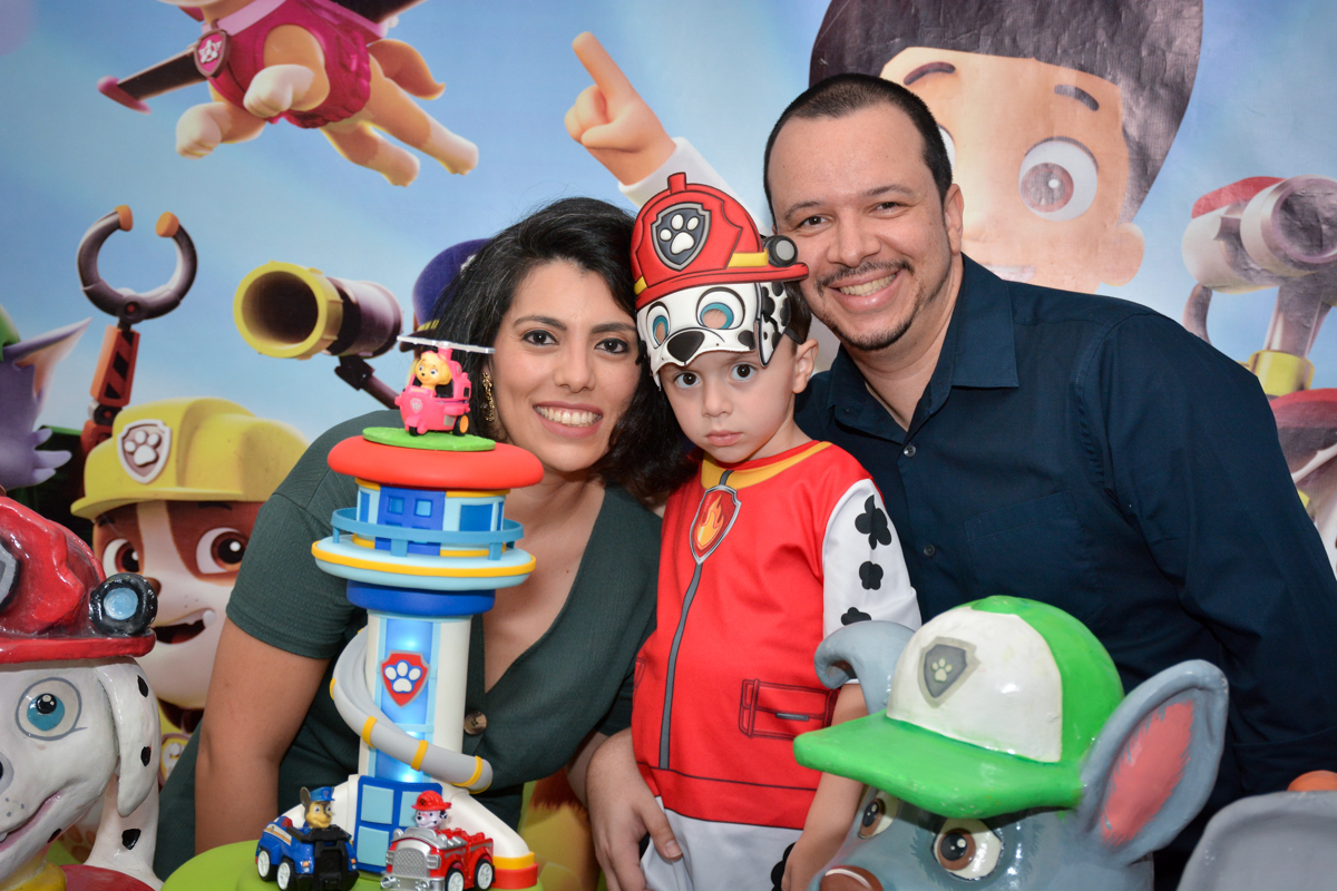 fotografia com os pais