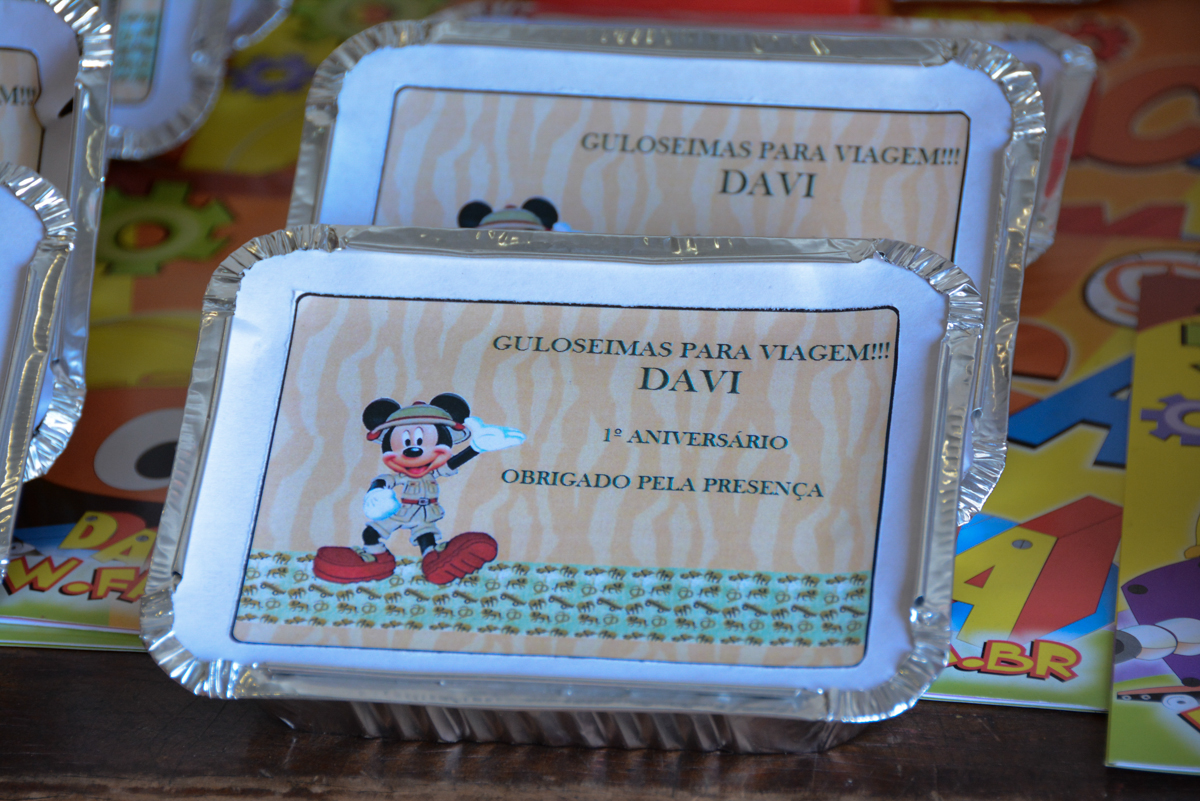 lembrancinha da festa do davi no buffet fábrica Morumbi