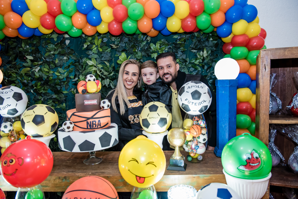 foto dos pais com o aniversariante