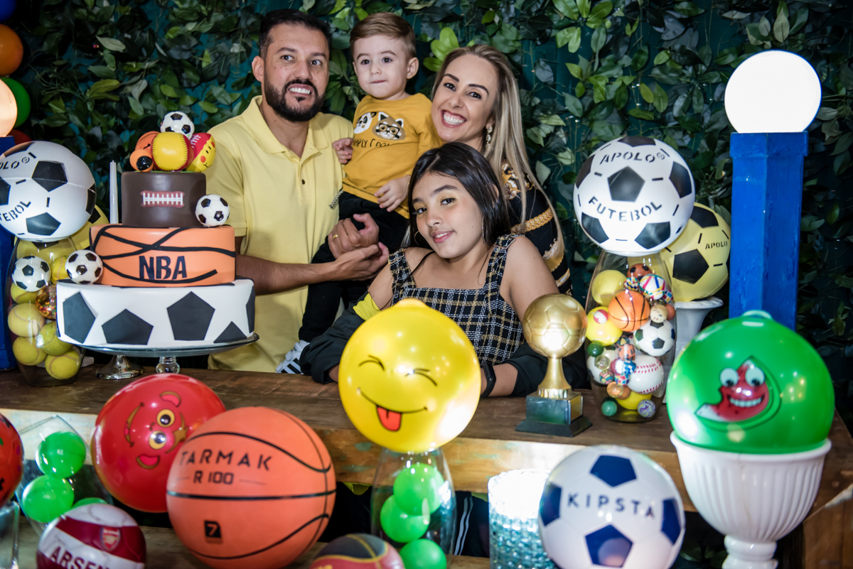 pose para a foto na mesa temática