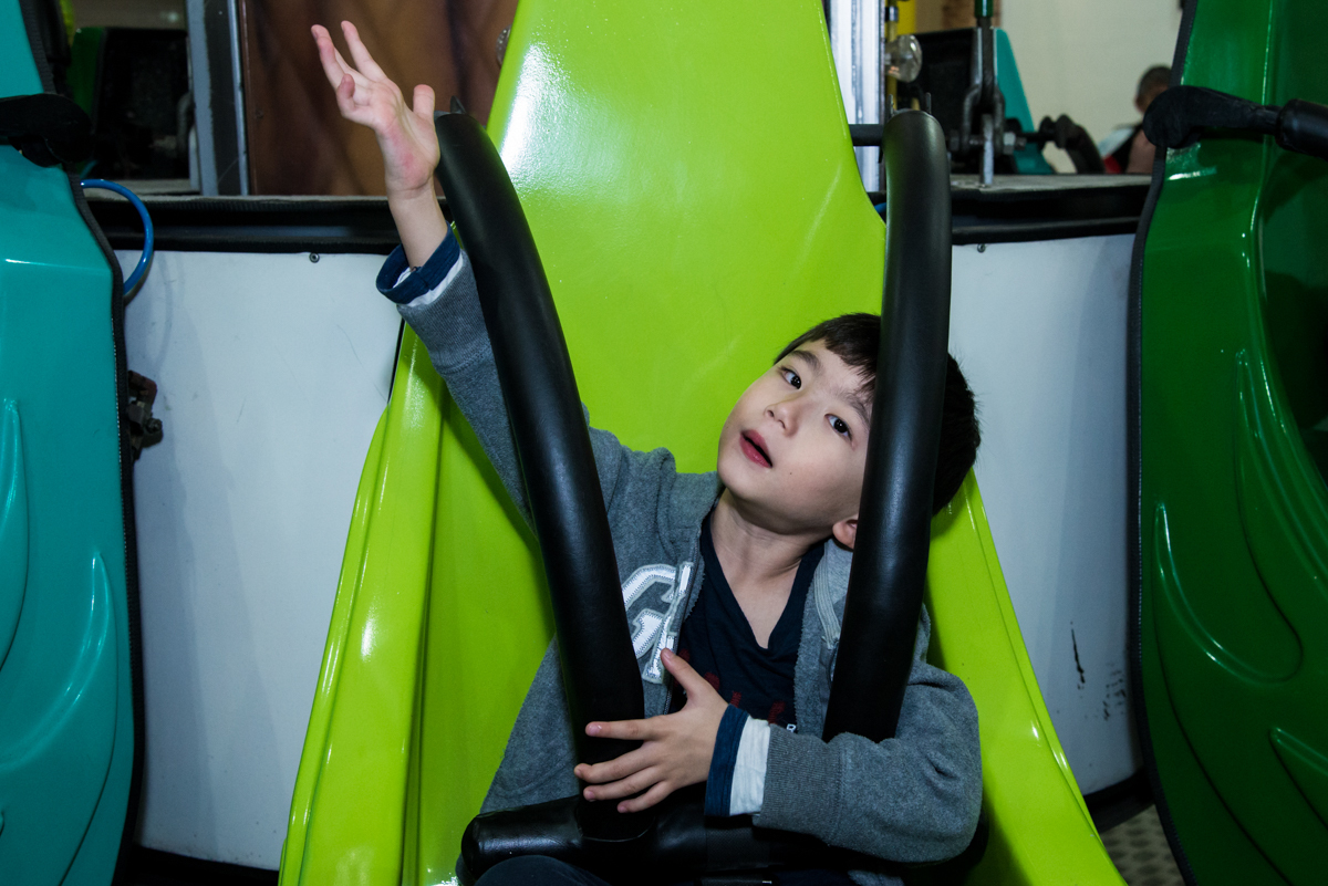 emoção garantida nos brinquedos