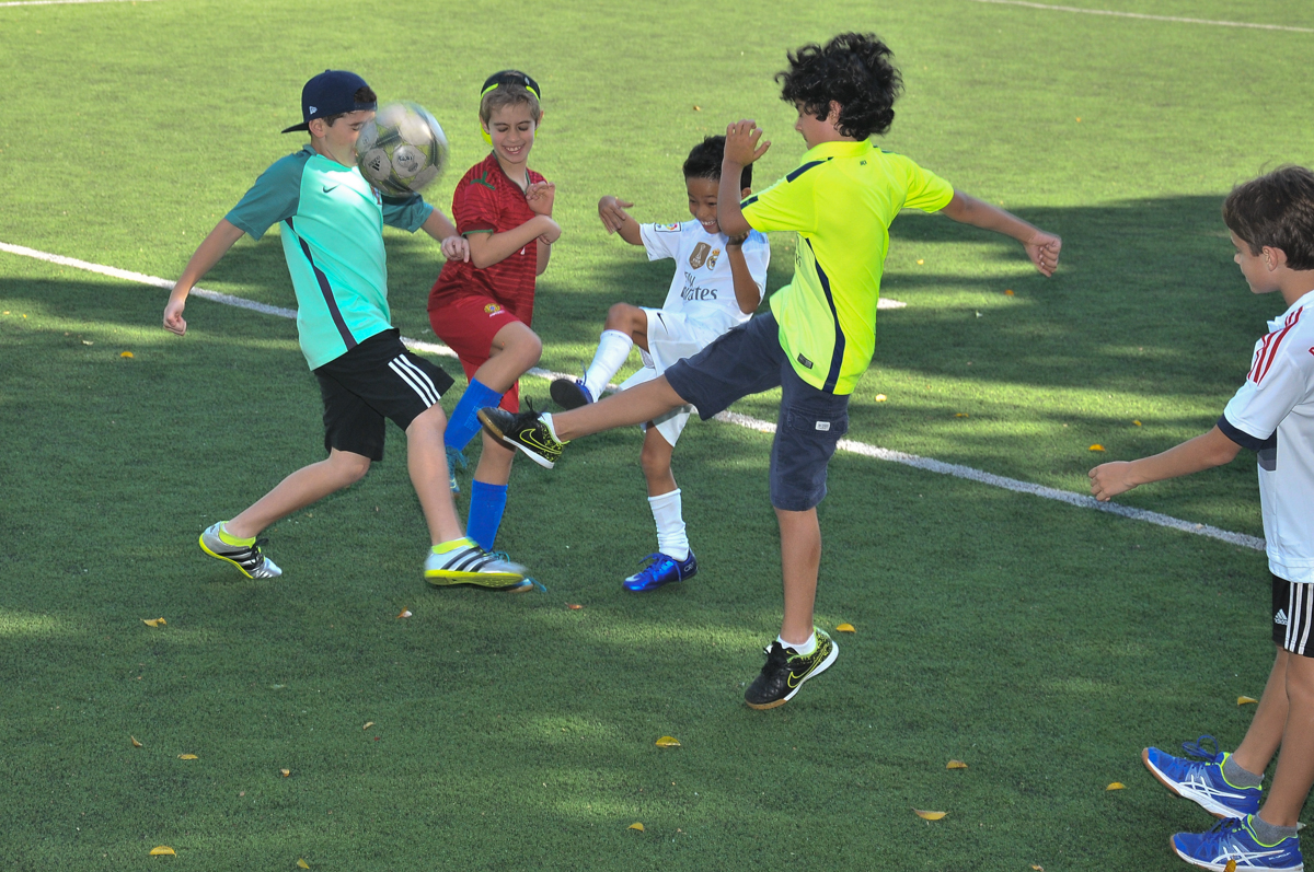 partida de futebol no Buffet High Soccer