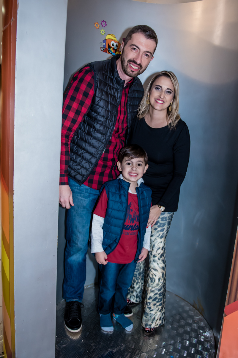 saindo da máquina do parabéns