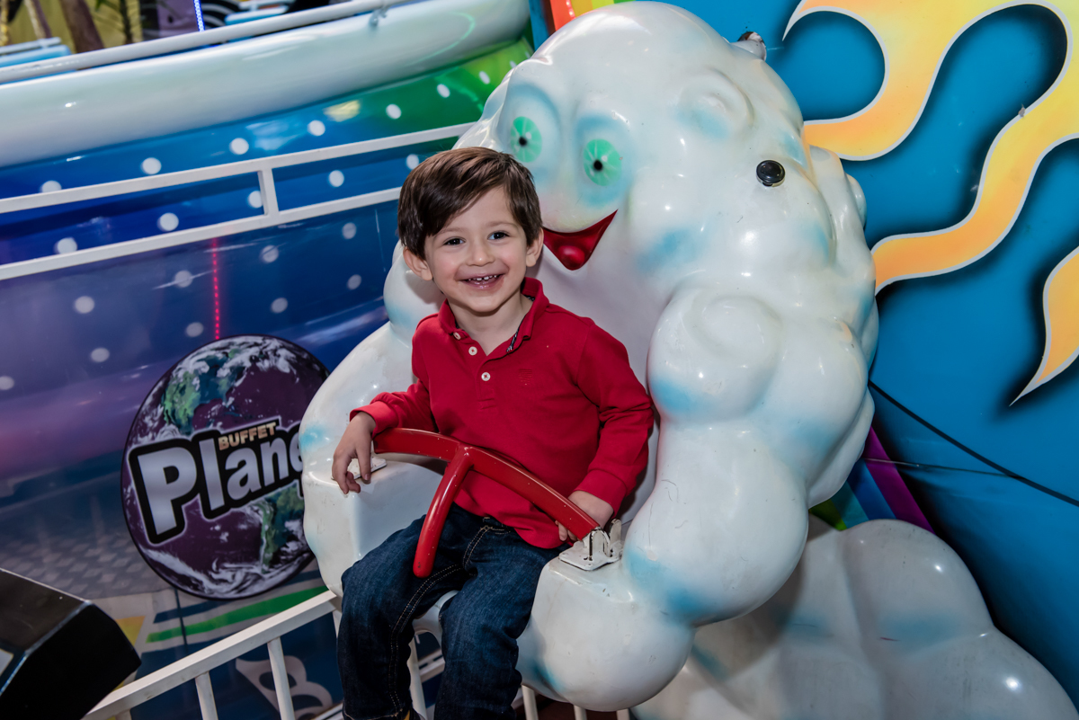 roda divertida no carrossel