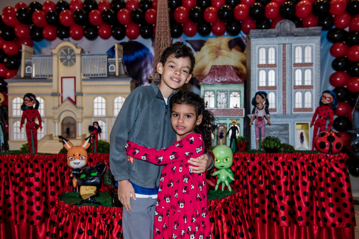 fotografia com o irmão