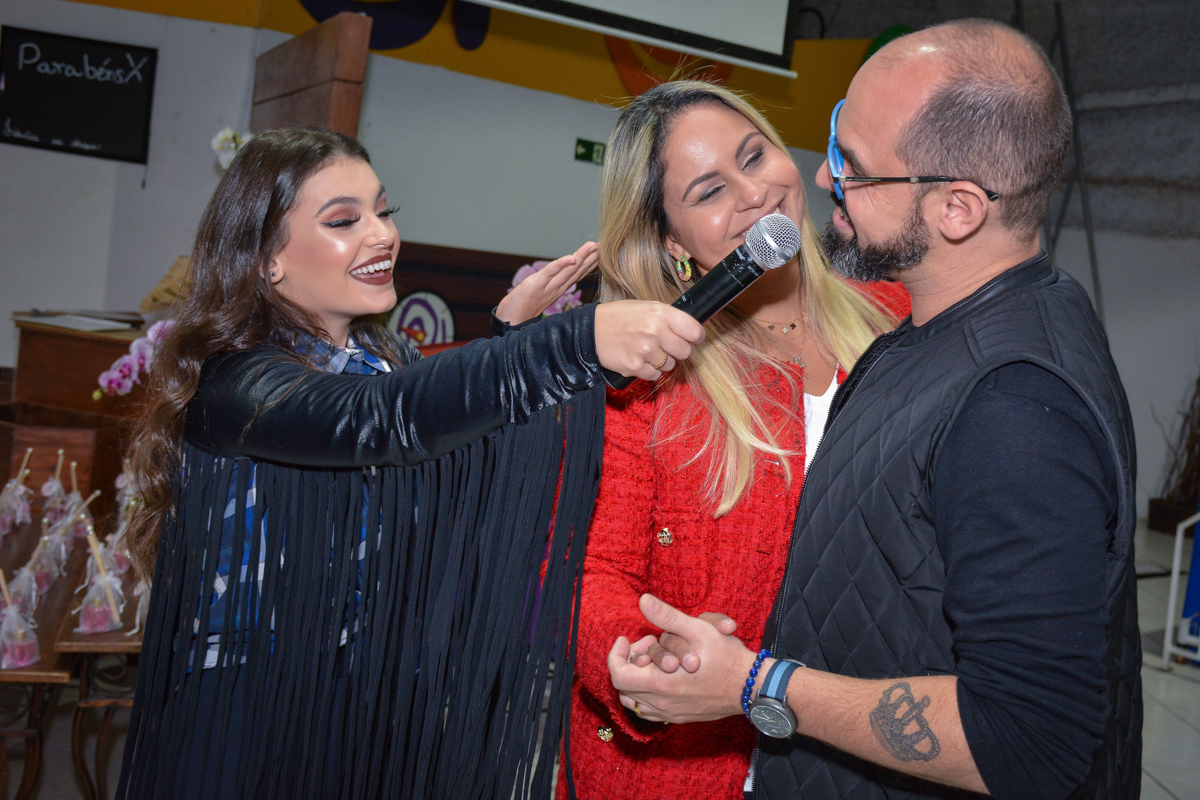 hora de fazer o discurso