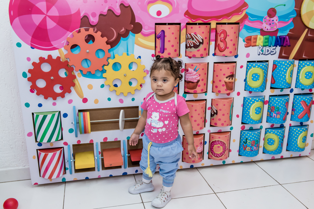 divertindo na área baby