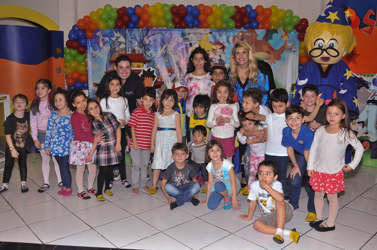 foto dos convidados no Buffet infantil Salakaboom