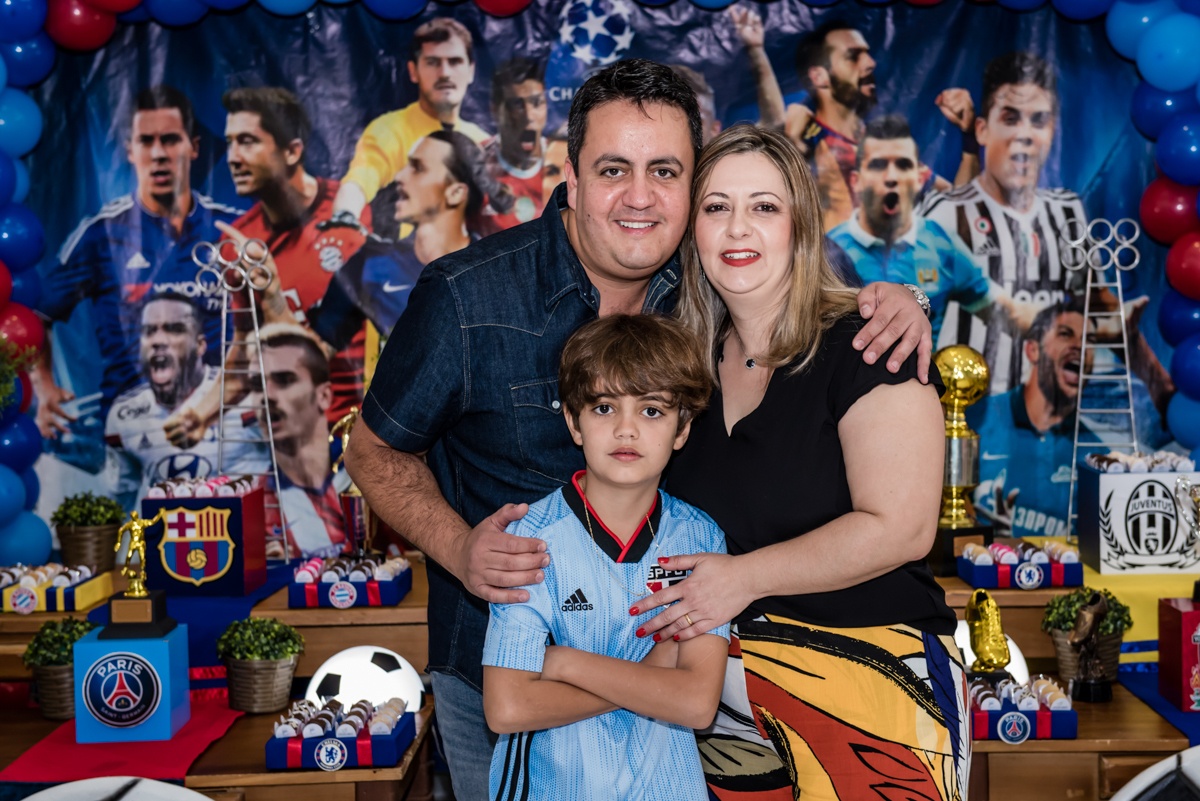 chegada da família para a festa