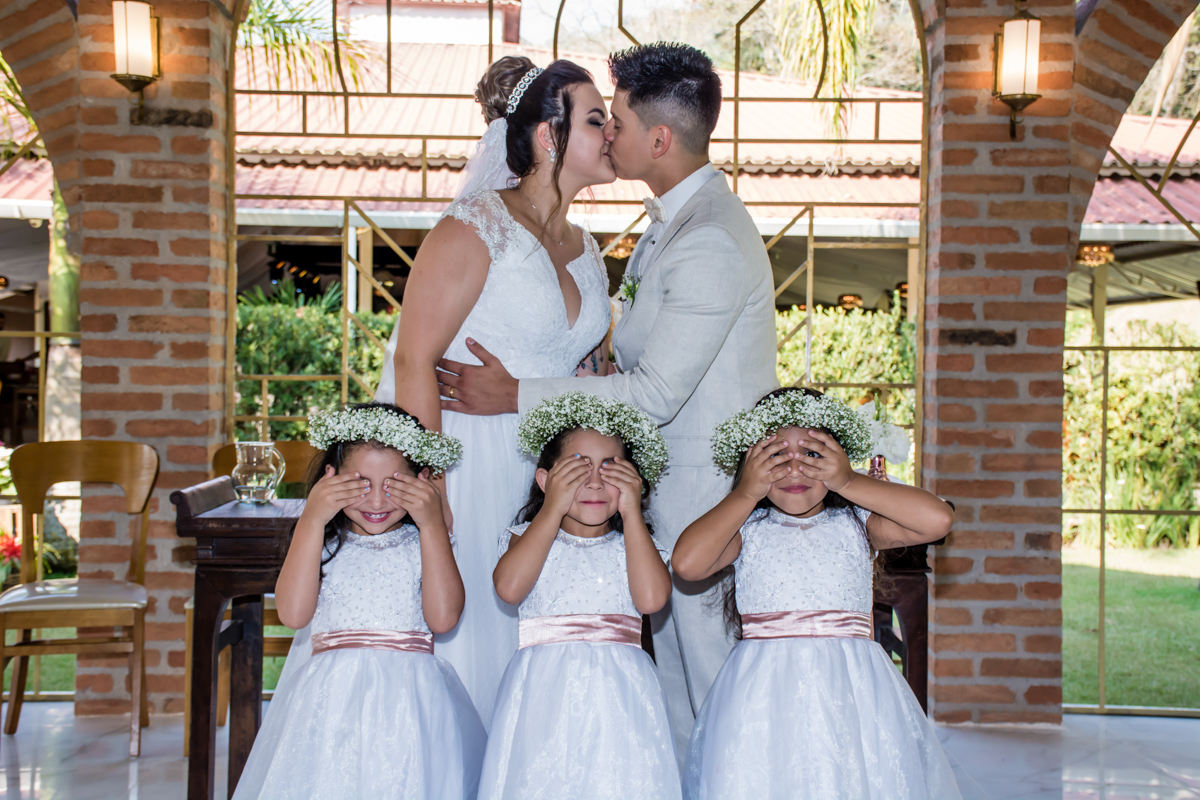 foto com as daminhas