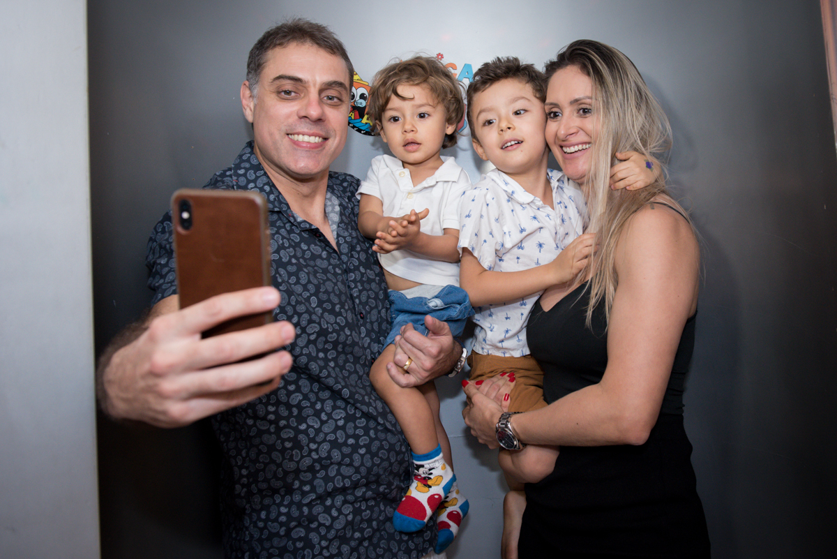 selfie na hora do parabéns
