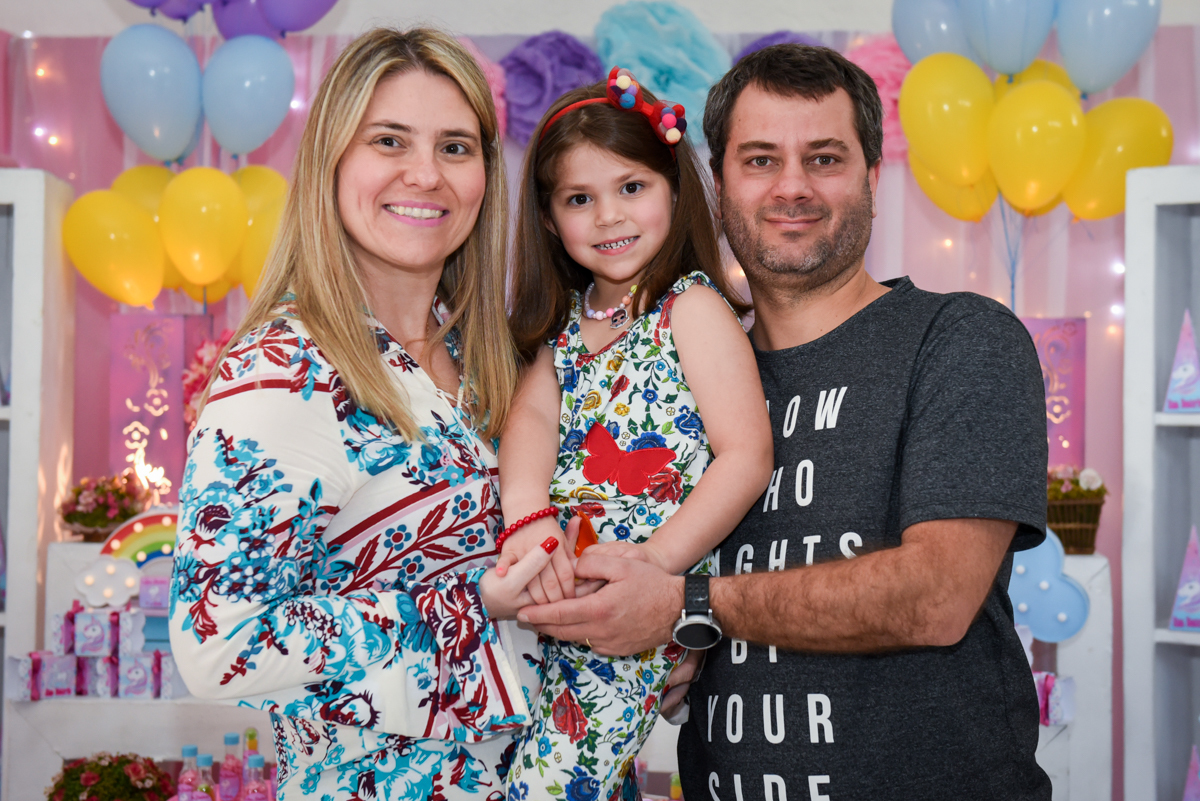 entrada da família para a festa